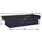 Buyers Products 18x27x71Textured Matte Black Black Diamond Tread Aluminum Crossover Truck Box - Lower Half 11x27x60 1739420 - alternate 5